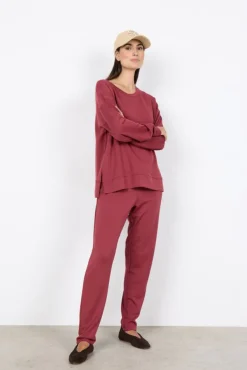Dame soyaconcept SC-BANU 164 Sweatshirt Mørk rød