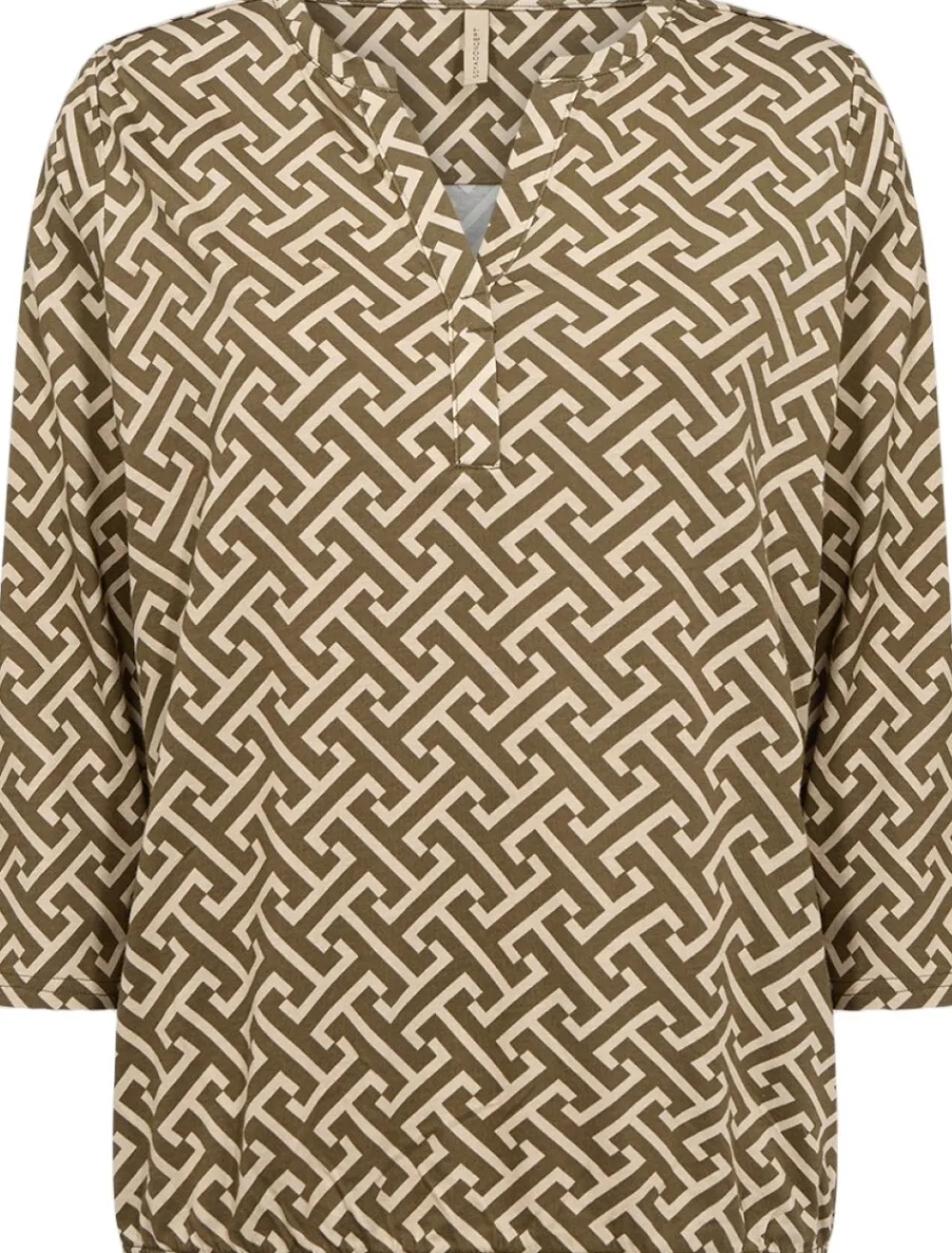 SC-FELICITY AOP 519 Bluse Oliven>soyaconcept Hot