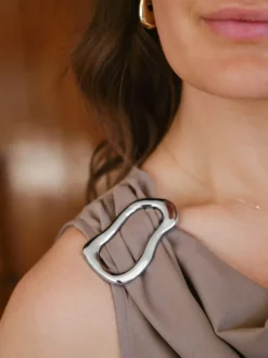 Neo Noir Scotta Dull Sateen Top Dark taupe Best