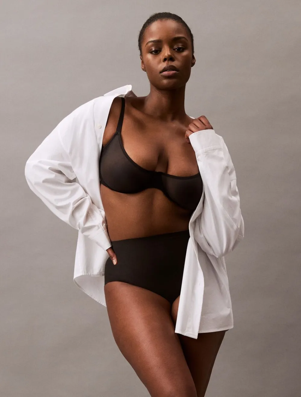 Dame Calvin Klein SCULPTED FIRM MESH BRIEF