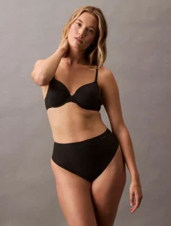 Calvin Klein SCULPTED FIRM MESH THONG Black Online