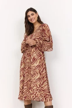 Dame soyaconcept SC-VALBORG 2 Kjole Rød