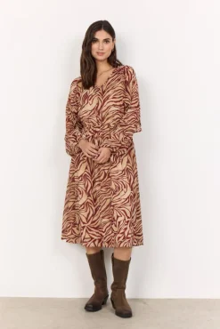 Dame soyaconcept SC-VALBORG 2 Kjole Rød