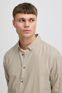 !Solid SDPete SH Shirt Humus melange Online