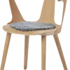 Seat Cover, Short-Wool Curly New Zealand Sheepskin, Round Ø34 cm Graph>NATURES Collection Discount
