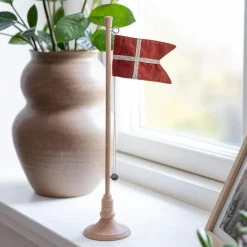 Fødselsdags bordflag, træ>Sebra New