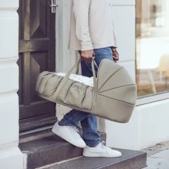 Børn Sebra 3-i-1 Babynest, dark olive