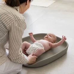 Børn Sebra puslepude, jetty beige