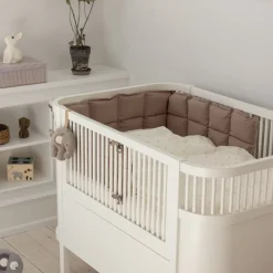 Sebra Sengerand, kapok, halv længde, jetty beige