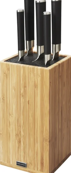 Fiskars SENSEI FLEX KNIVBLOK MED 5 KNIVE