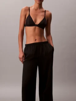 SENSUAL SATIN LOGO PANT><noscript><img width=