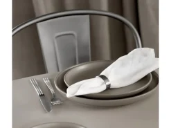 Gense Servietring Thebe 4 stk. Mat stål Recycled