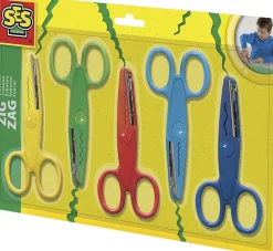 - Børnesakse 5 stk Zigzag>SES Creative Online