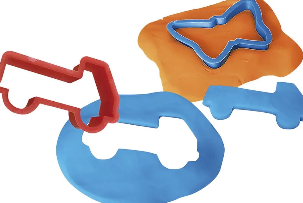 SES Creative - Modellervoks - 8 farver med confetti og glimm Hot