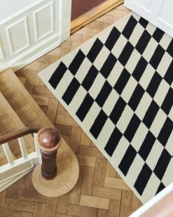 Hay Shift Kelim Rug-W140 x L200-Black