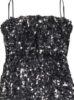 Dame Second Female Shiny Strap Top