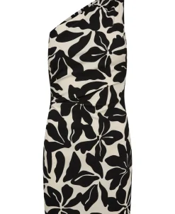 Short asymmetrical dress>MANGO Online