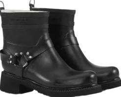 ILSE JACOBSEN Short Biker Rubber Boots Black black Sale