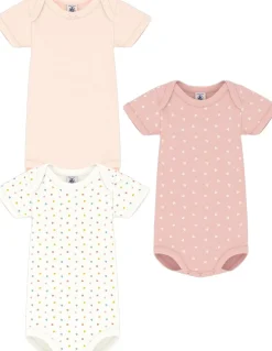 Børn Petit Bateau SHORT SLEEVE BODYSUIT 3M