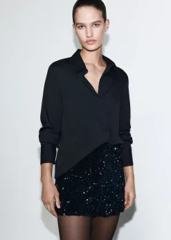 MANGO SHORT XTURNER Navy New