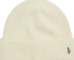 Polo Ralph Lauren Signature Pony Wool-Blend Beanie Herbal milk Outlet