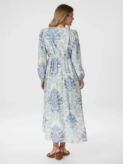 Neo Noir Silfi Deco Dress Light blue