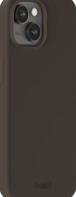 HoldIt Silicone Case iPhone 15 M&oslash;rkebrun Online