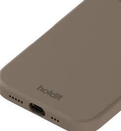HoldIt Silicone Case iPhone 16 Lysebrun Sale