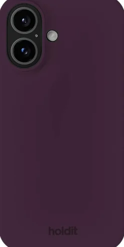 Dame HoldIt Silicone Case iPhone 16 Deep Plum
