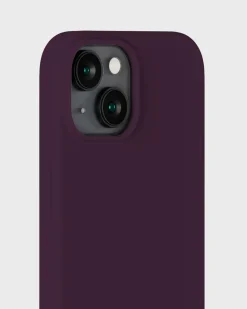 HoldIt Silicone Case iPhone 15 Deep Plum Lilla New