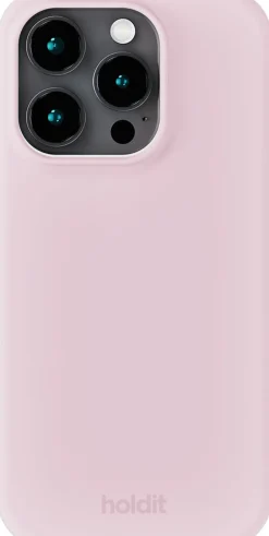 Silicone Case iPhone 15 Pro Pale Pink>HoldIt Outlet