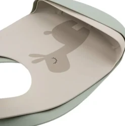 Done by Deer Silikone hagesmæk 2 stk. Lalee Sand/Grøn Sand/gr&oslash;n New