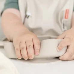 Børn Done by Deer Silikone Stick & Stay skål Sheepy