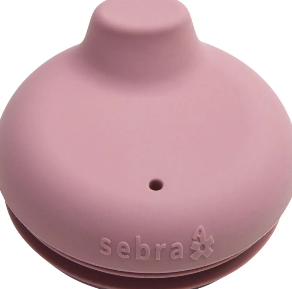 Børn Sebra Silikonelåg, Vintage rose