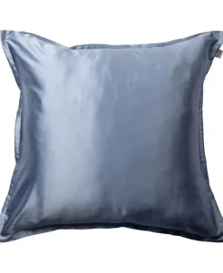 Magasin du Nord Collection Silke pudebetræk med lynlås, 100 % morbærsilke, 60x63 cm, lyseblå Online