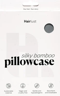 Hairlust Silky Bamboo Pillowcase Cloud gray New