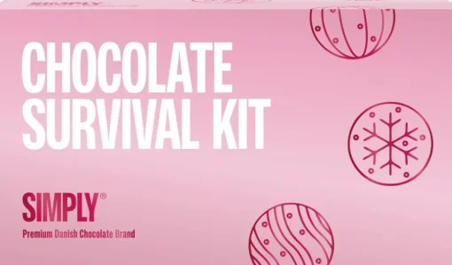 Simply Chocolate Simply® CHOCOLATE SURVIVAL KIT chokoladeæske (180g) Outlet