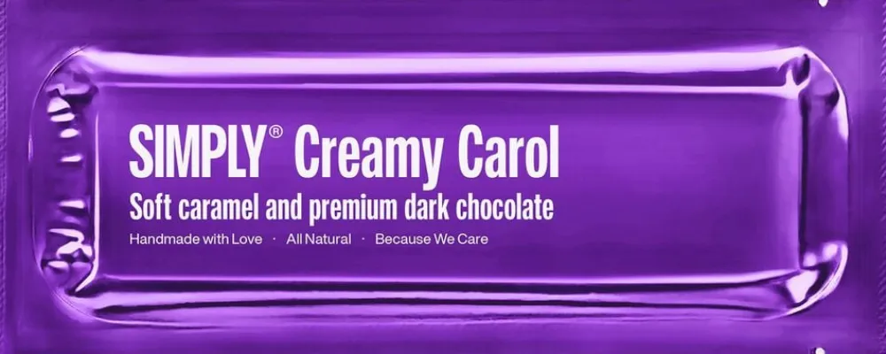 Simply Chocolate Simply® CREAMY CAROL chokoladebar (40g)