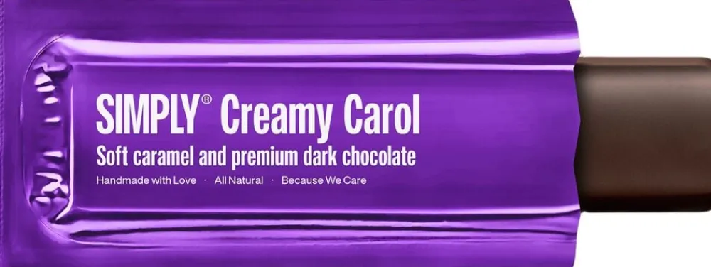 Simply Chocolate Simply® CREAMY CAROL chokoladebar (40g)