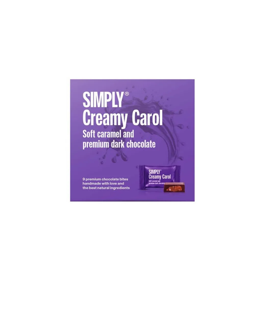 Simply® CREAMY CAROL chokoladeæske (90g)>Simply Chocolate New