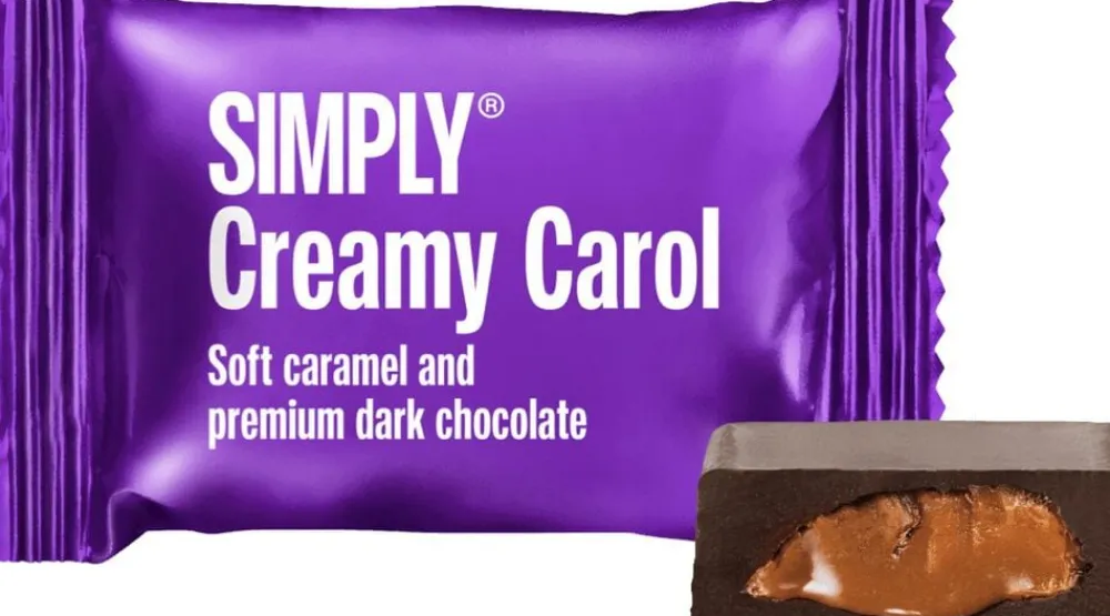 Simply® CREAMY CAROL chokoladeæske (90g)>Simply Chocolate New