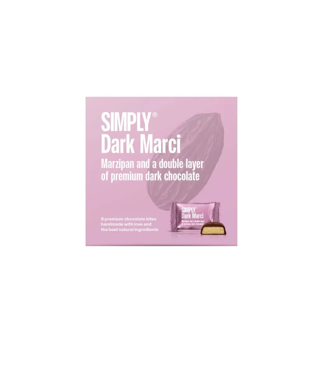 Simply Chocolate Simply® DARK MARCI chokoladeæske (90g)