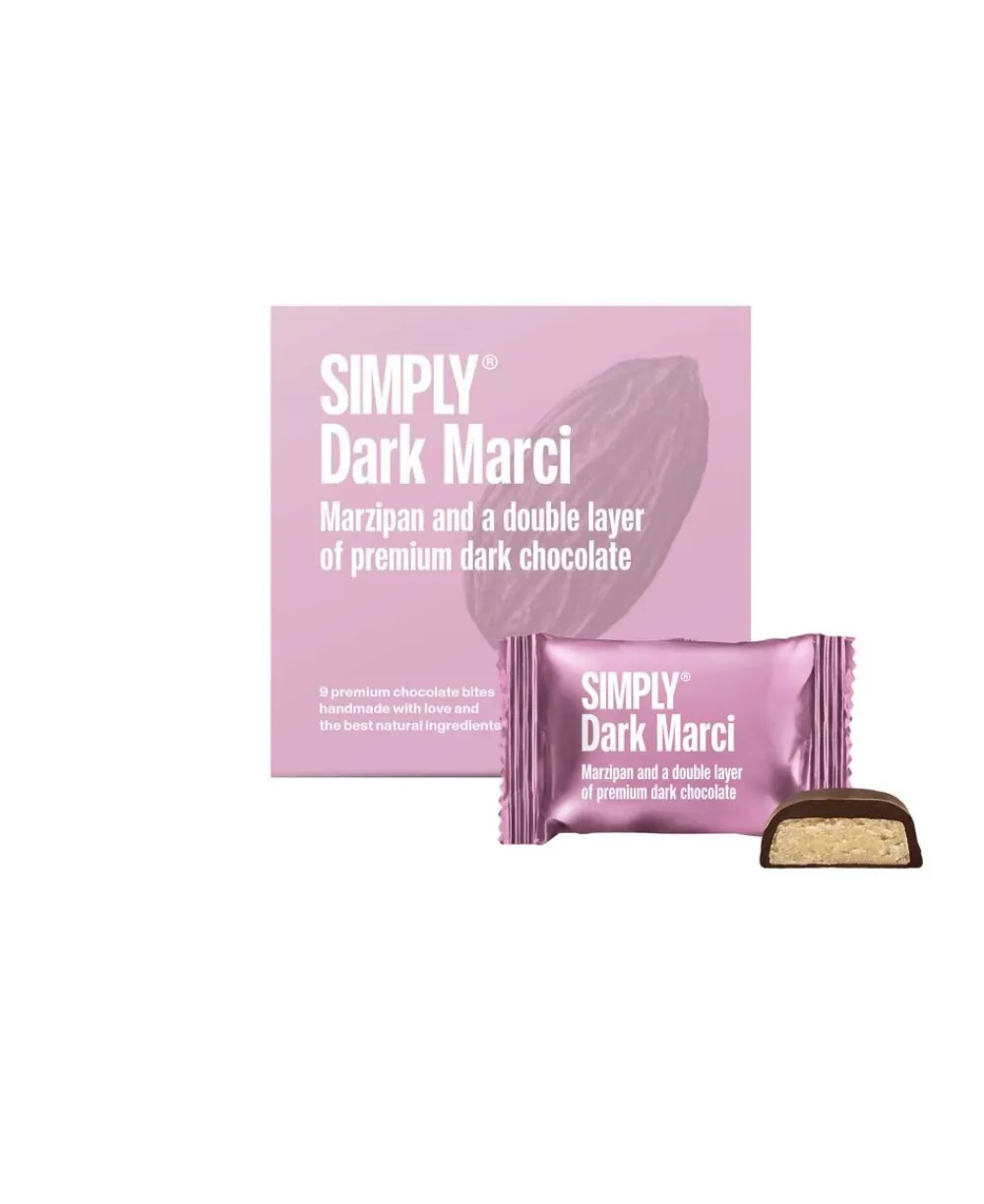 Simply Chocolate Simply® DARK MARCI chokoladeæske (90g)