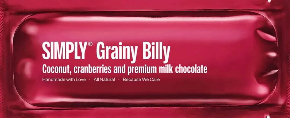 Simply Chocolate Simply® GRAINY BILLY chokoladebar (40g)