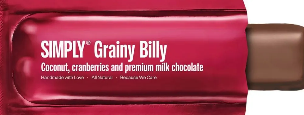 Simply Chocolate Simply® GRAINY BILLY chokoladebar (40g)
