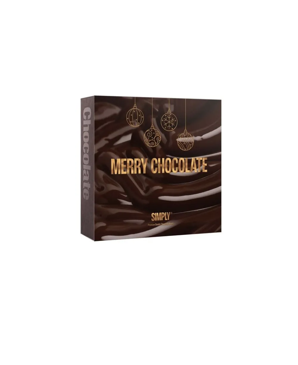 Simply Chocolate Simply® MERRY CHOCOLATE chokoladeæske (500g)