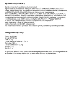 Simply Chocolate Simply® MERRY CHOCOLATE HEART chokoladeæske (200g)