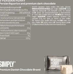 Simply® PERSIAN PERRY chokoladeæske (90g)><noscript><img width=