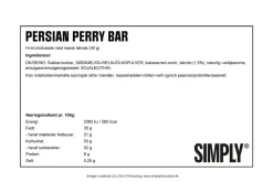 Simply® PERSIAN PERRY chokoladebar (40g)><noscript><img width=