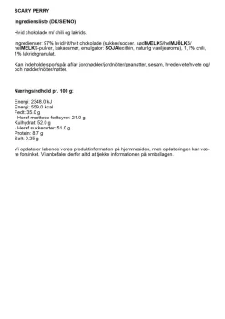 Simply Chocolate Simply® SCARY GOOD CHOCOLATE chokoladeæske (100g)